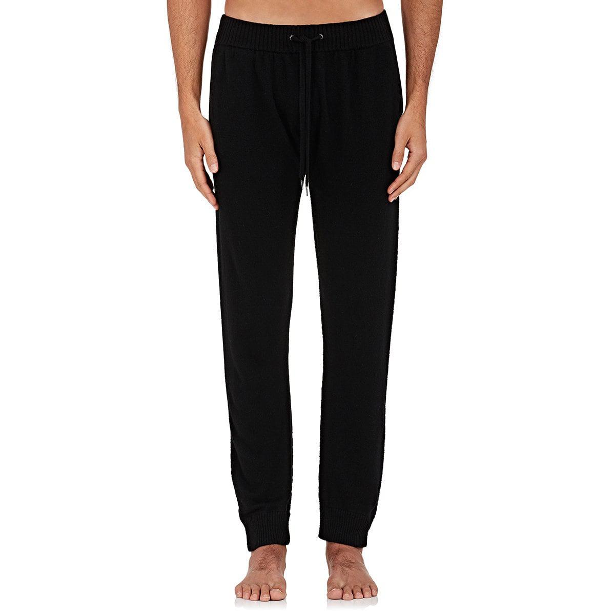 Derek Rose Finley Cashmere Lounge Pants in Black for Men - Lyst