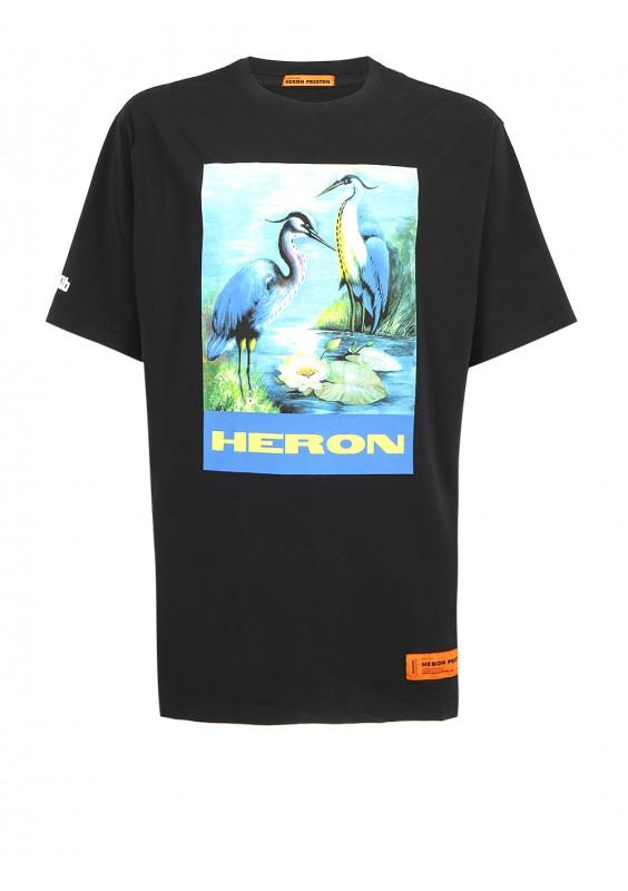 Heron Preston Cotton T-shirt in Black for Men - Lyst