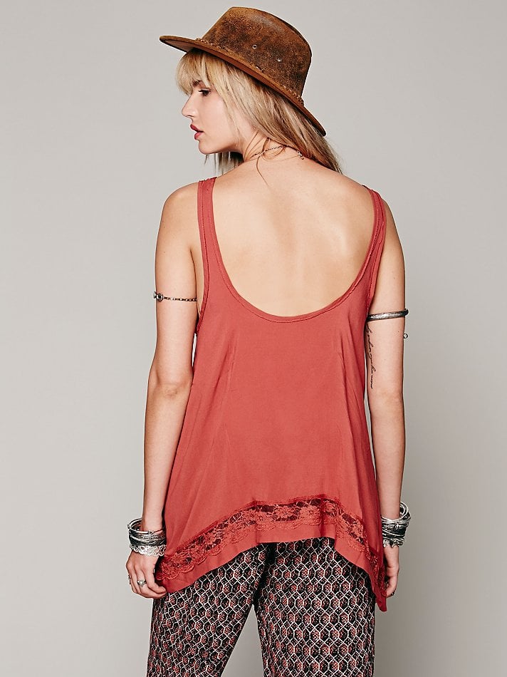 free people orange shirt