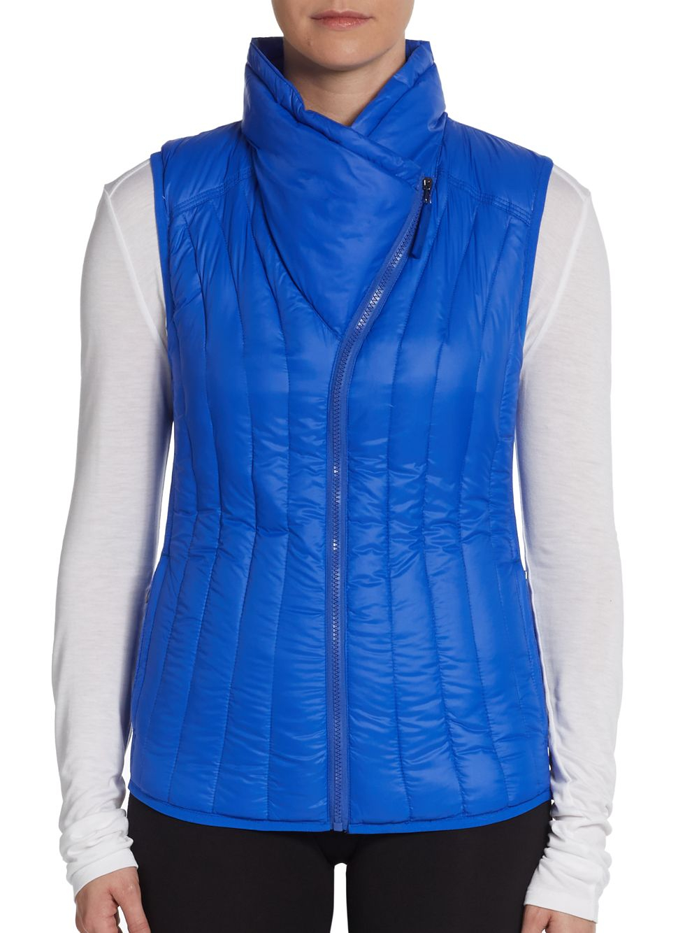 Calvin Klein Sunburst Active Puffer Vest in Blue Lyst