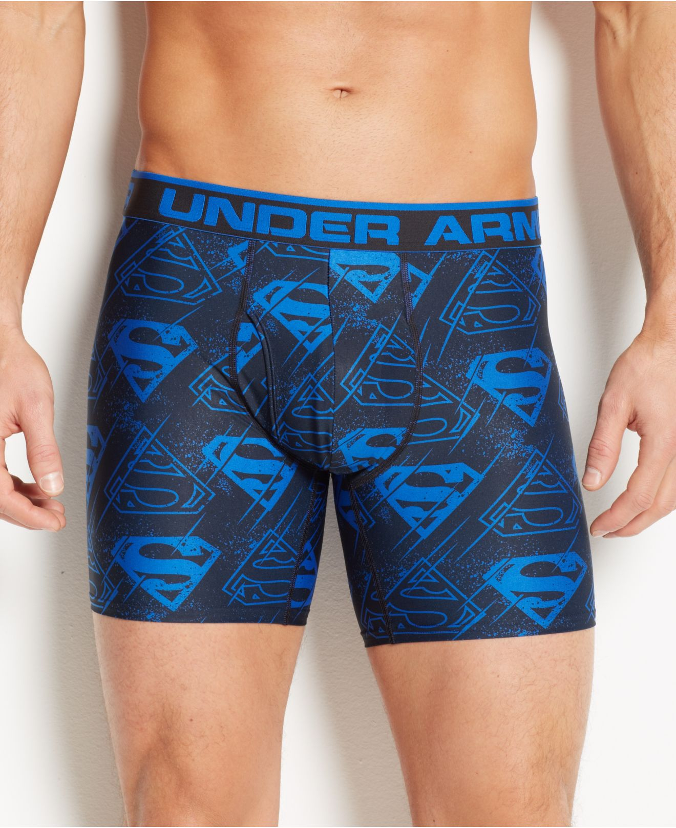 Under Armour Men'S AlterEgo O Series Batman Boxer Briefs in Blue for