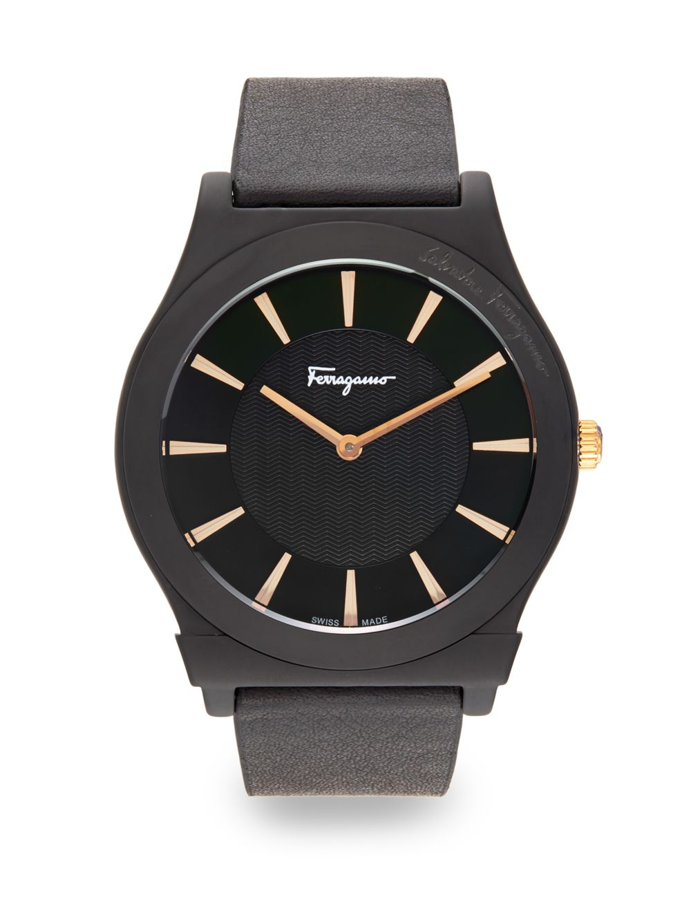 ferragamo ceramic leather in black for lyst ferragamo ceramic leather in black for lyst