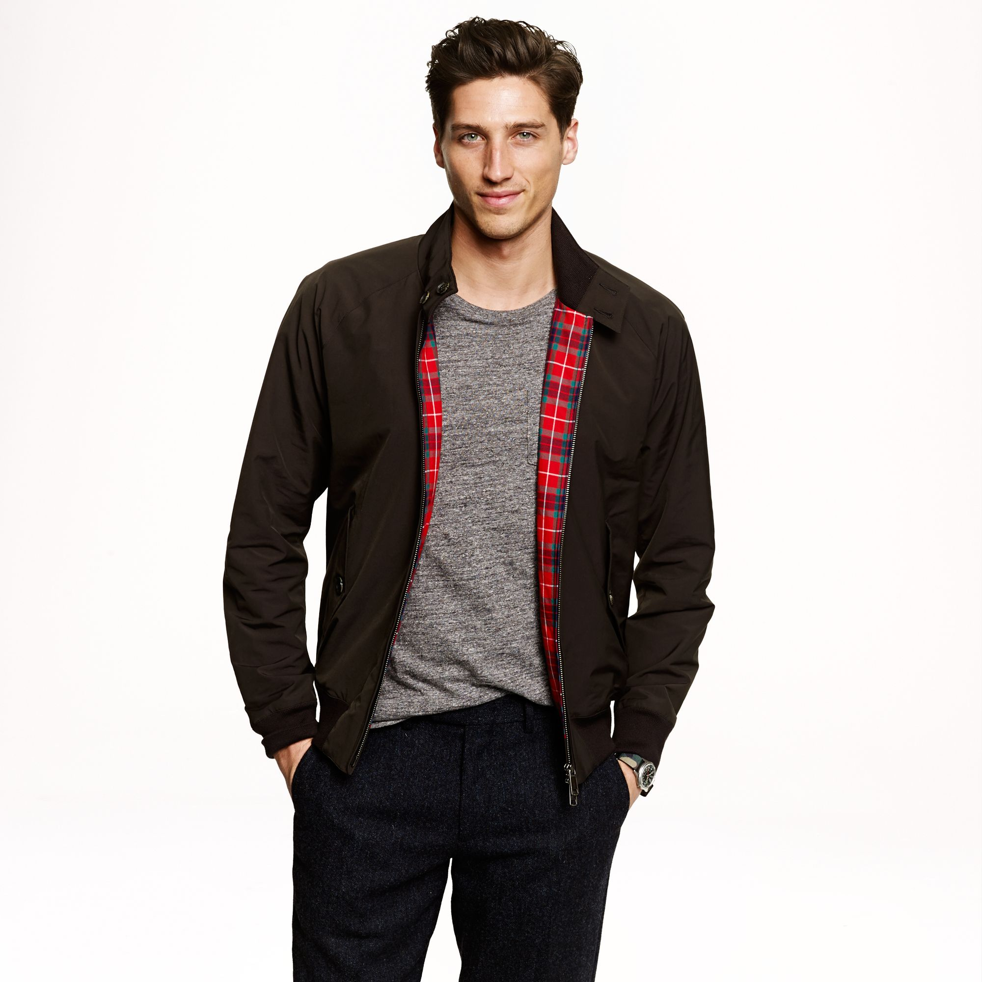 Download J.crew Baracuta G9 Harrington Jacket in Black for Men ...