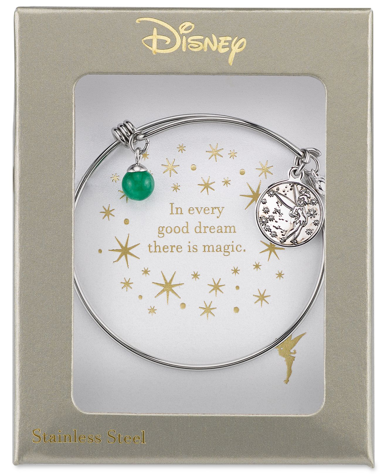 Lyst Disney Tinkerbell Dreaming Of You Bangle Bracelet In Sterling Gallery