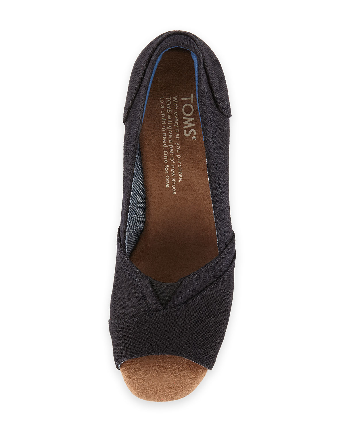 toms wedges open toe