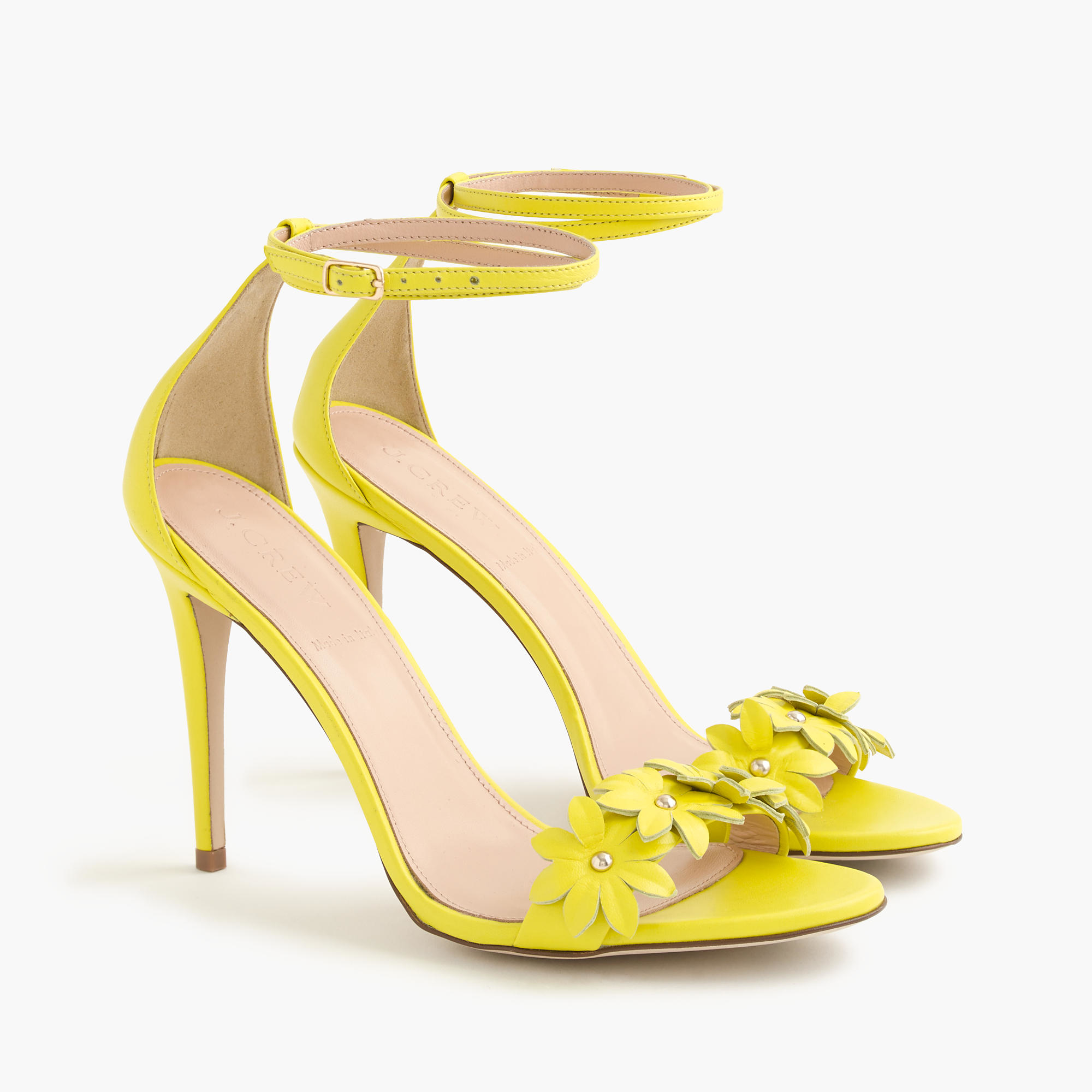 Lemon Yellow High Heel Court Shoes Lemon Yellow High Heel Court Shoes