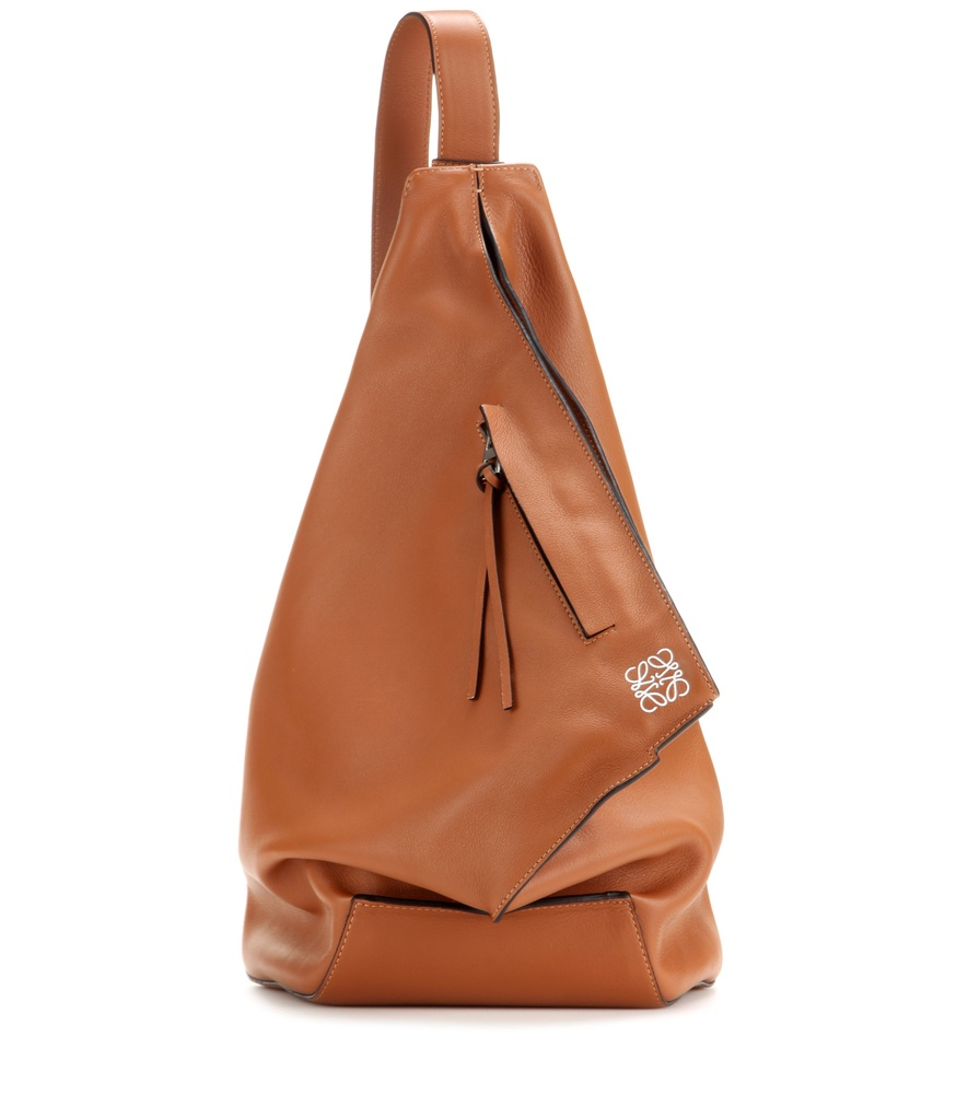 Loewe Anton Leather Shoulder Bag in Brown Lyst