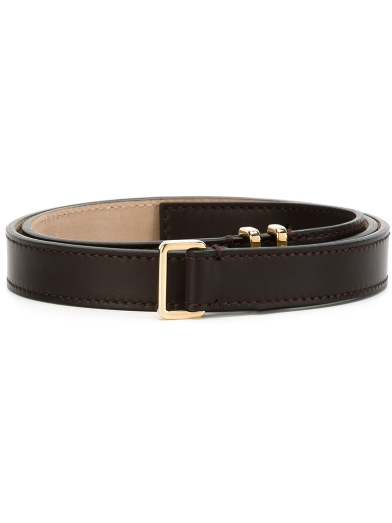 Lyst Burberry Classic Belt in Brown