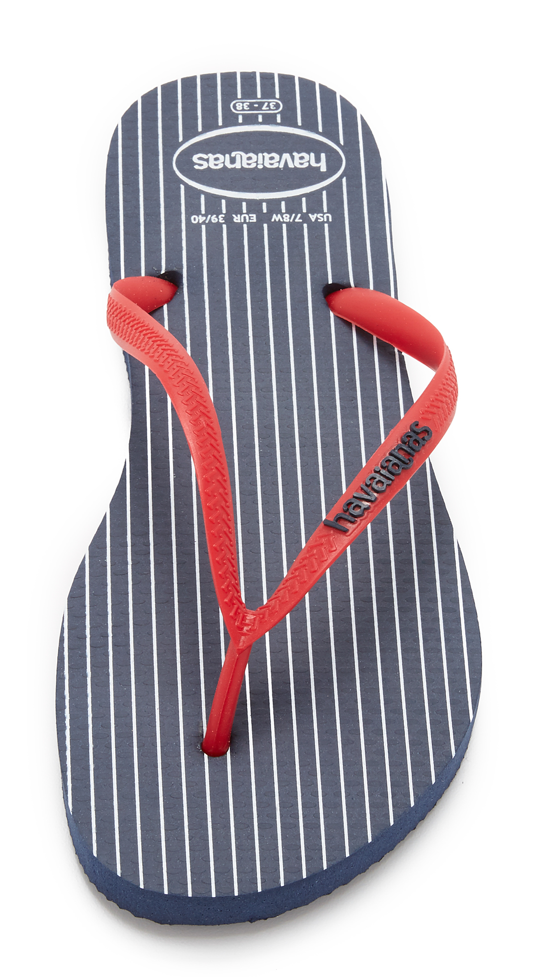 havaianas red flip flops