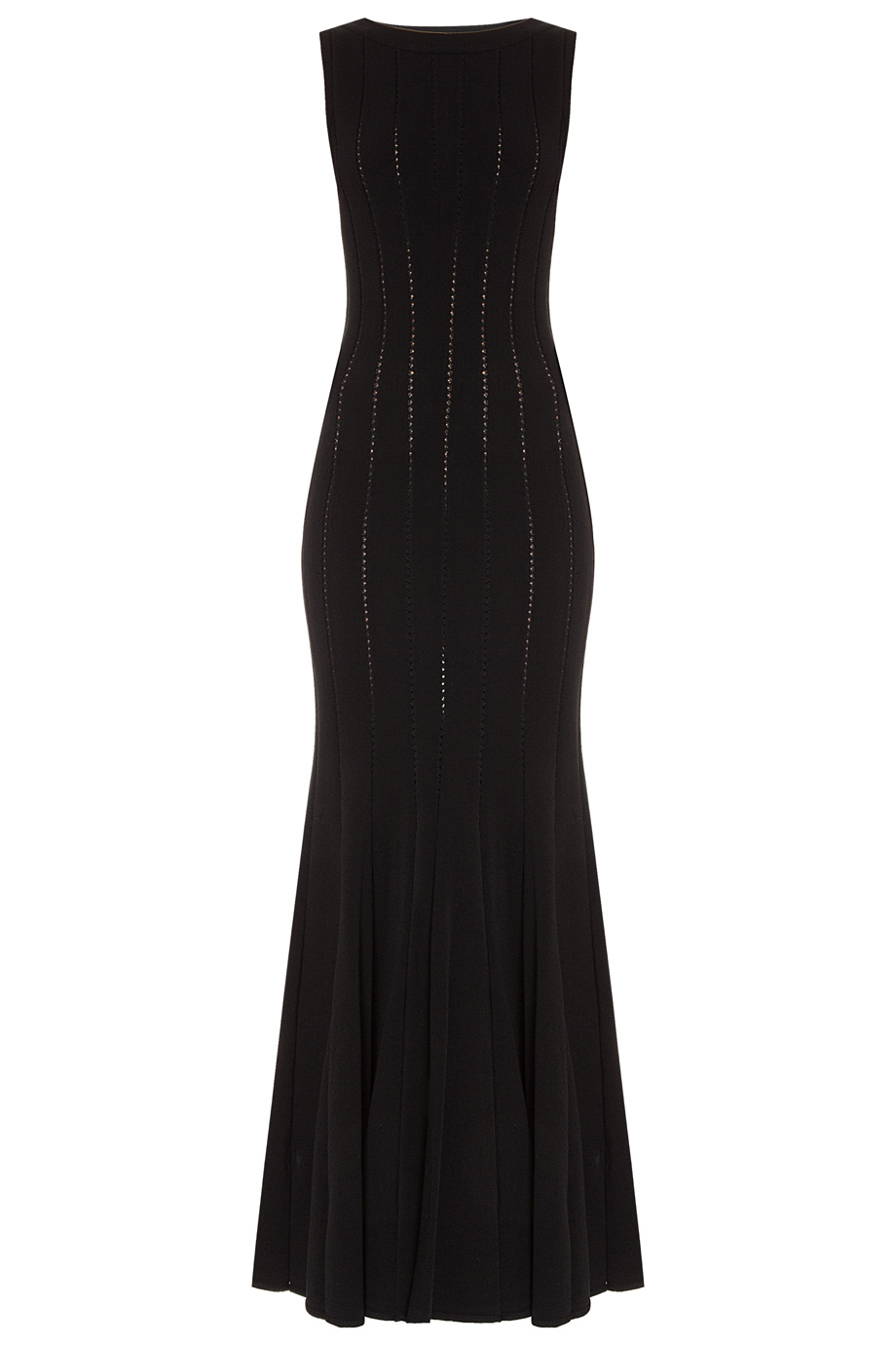 Lyst - Alaïa Gown with Holes in Black