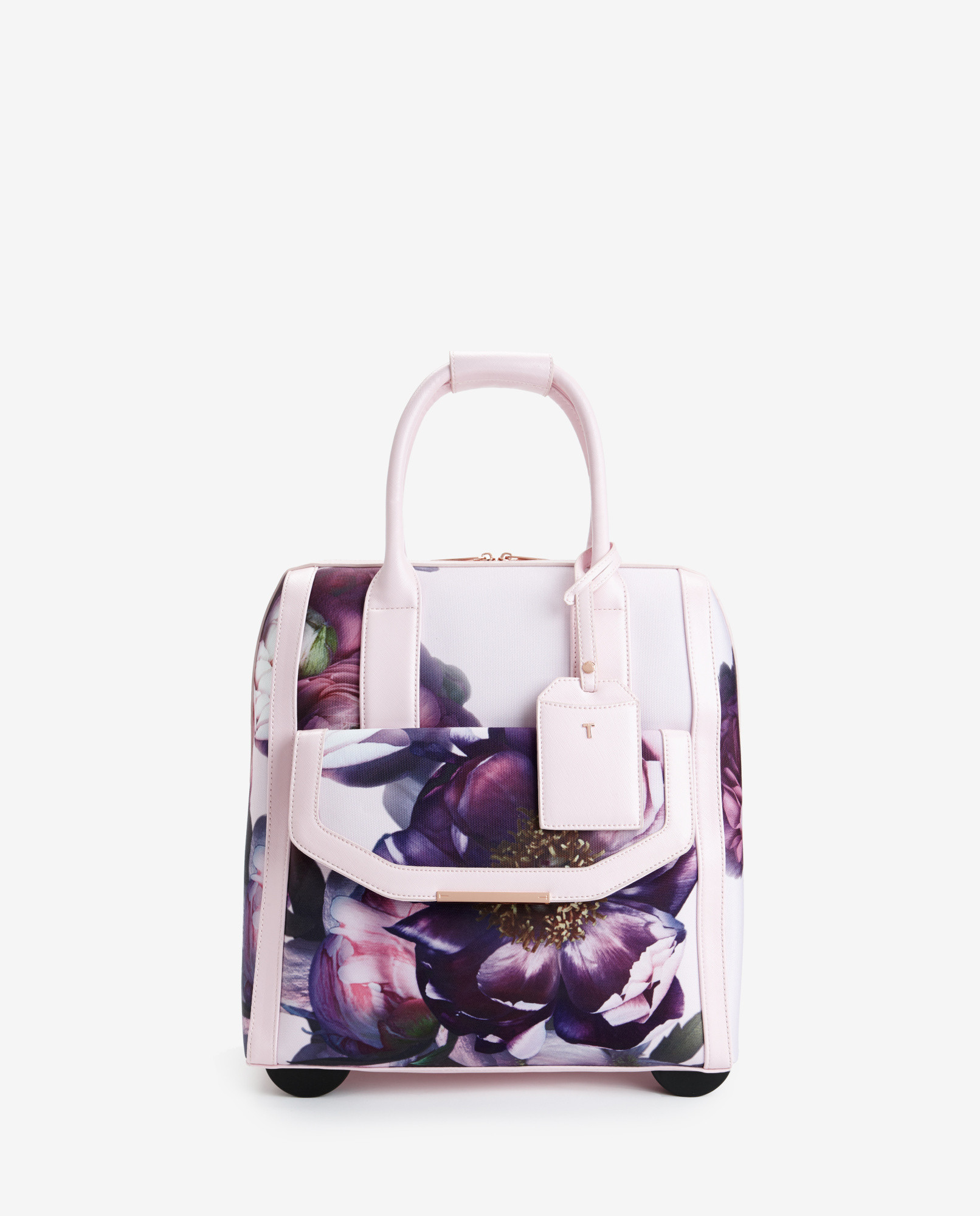 Ted Baker Sunlit Floral Crosshatch Tote Bag in Pink