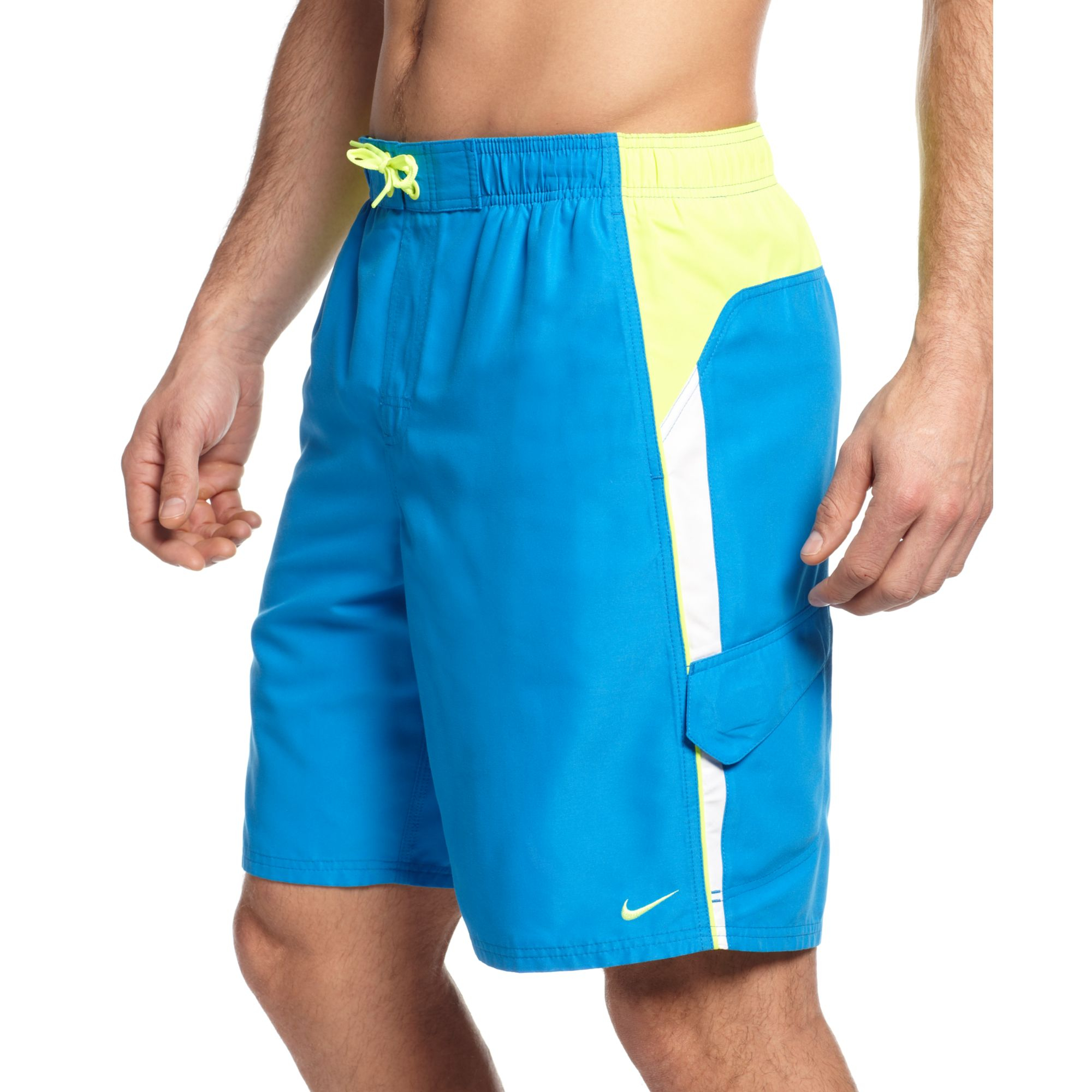 Nike Core Colorblocked 9 Volley Boardshorts in Blue for Men | Lyst