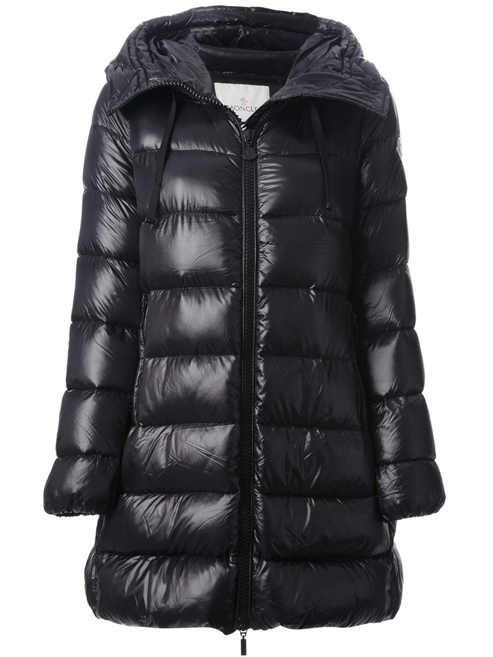 Moncler 'suyen' Padded Coat in Black | Lyst