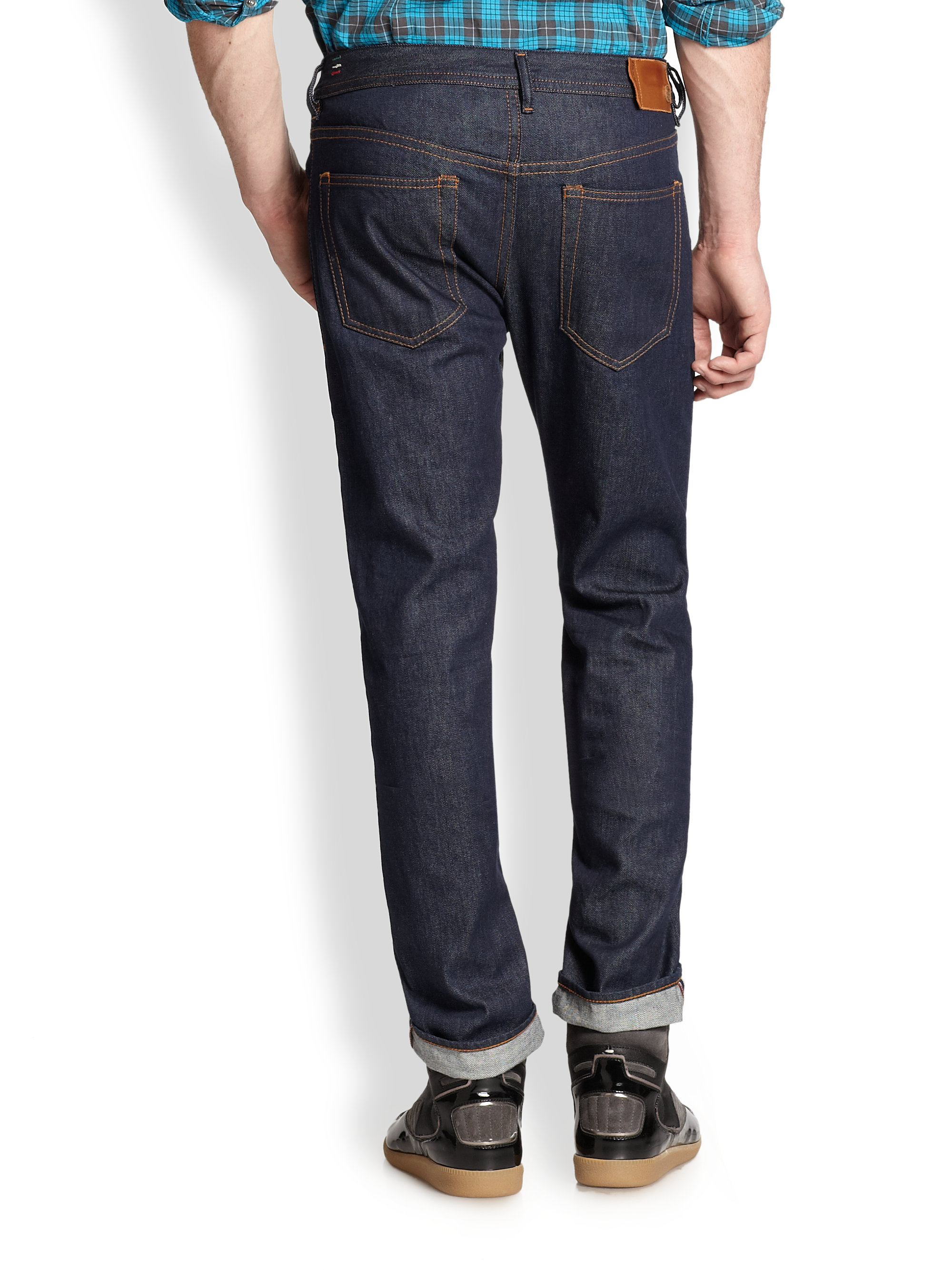 Lyst - Diesel Buster Selvedge Jeans in Blue for Men