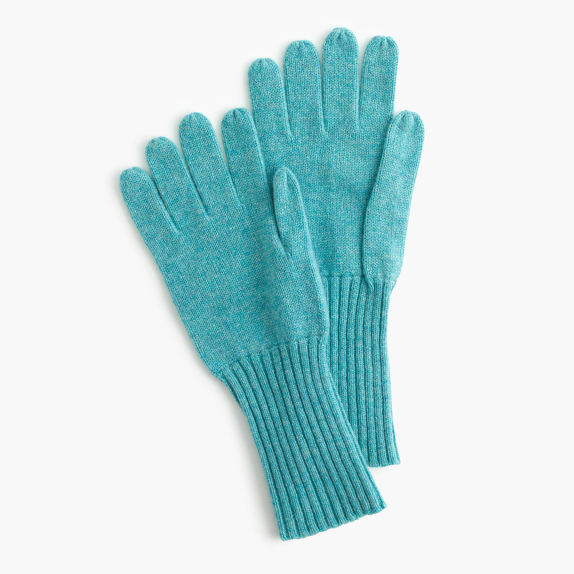 J.crew Cashmere Gloves in Blue (turquoise melange) Lyst