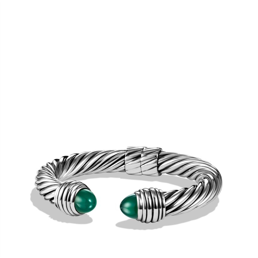 Lyst David Yurman Cable Clics Bracelet With Green Onyx In Gallery