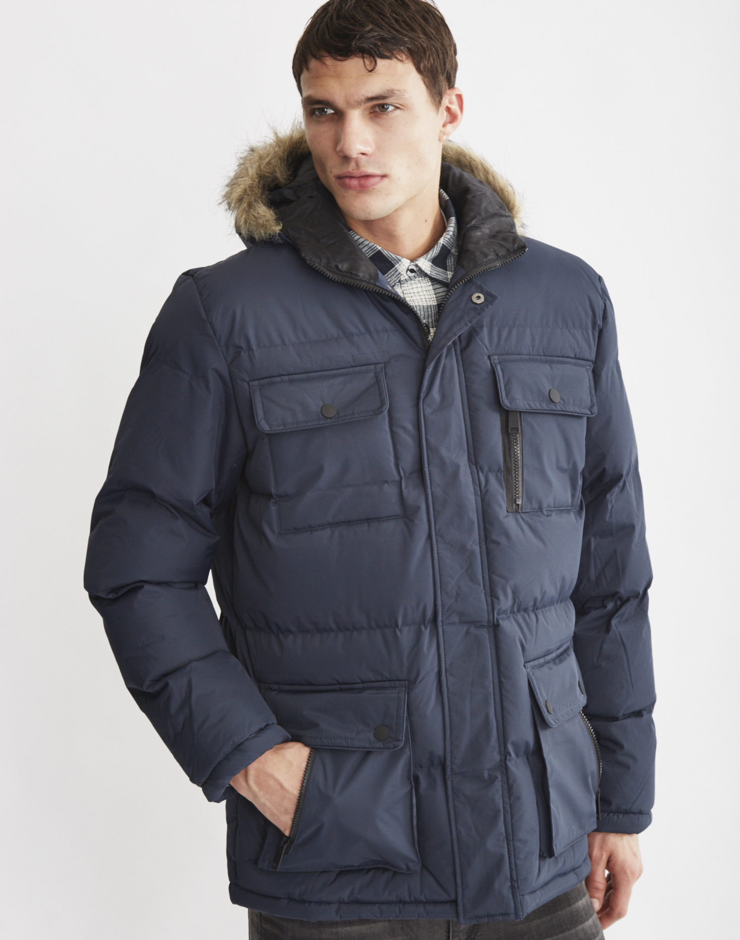 The idle man Arctic Parka Navy in Blue for Men (Navy) | Lyst