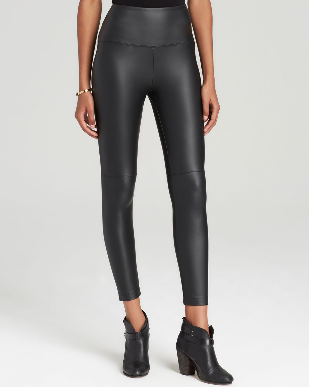 pants yoga j crew Lyssé  Leather Seamed  Black Lyst Leggings in Faux