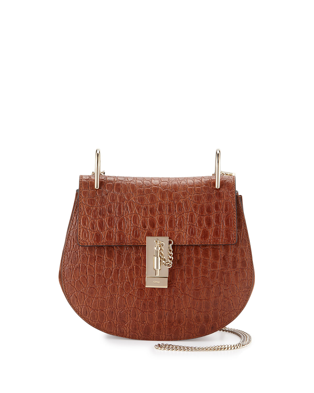 Tassel Croco Clutch Mahogany bags brown crocodile look alike handbags Tassel Croco Clutch Mahogany bags brown crocodile look alike handbags