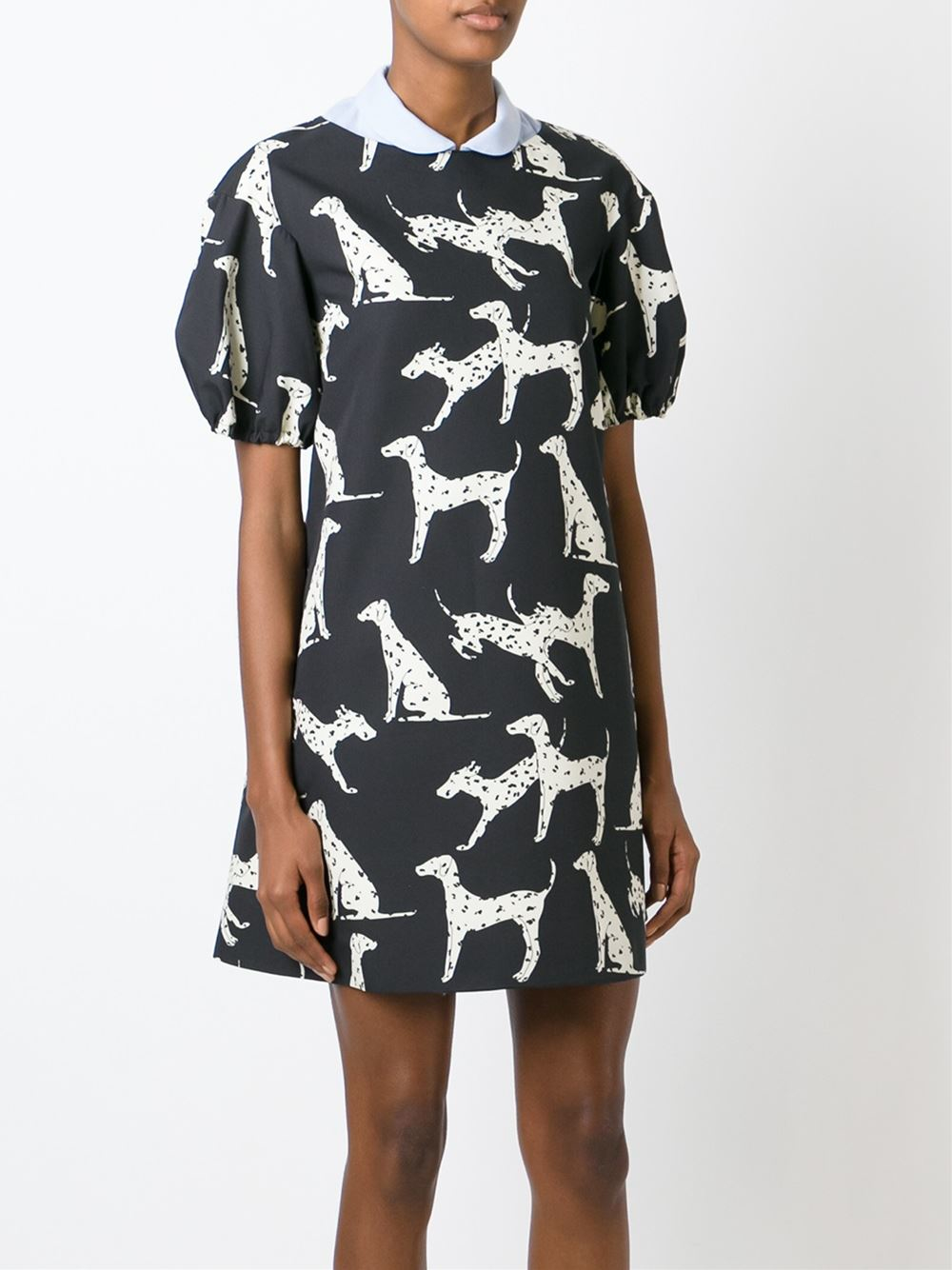 Vivetta DalmatianPrint Dress in Black Lyst