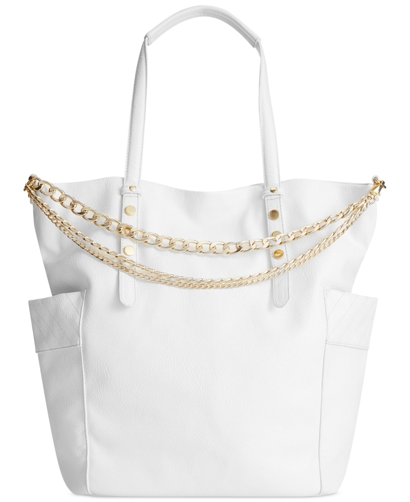 steve madden white tote