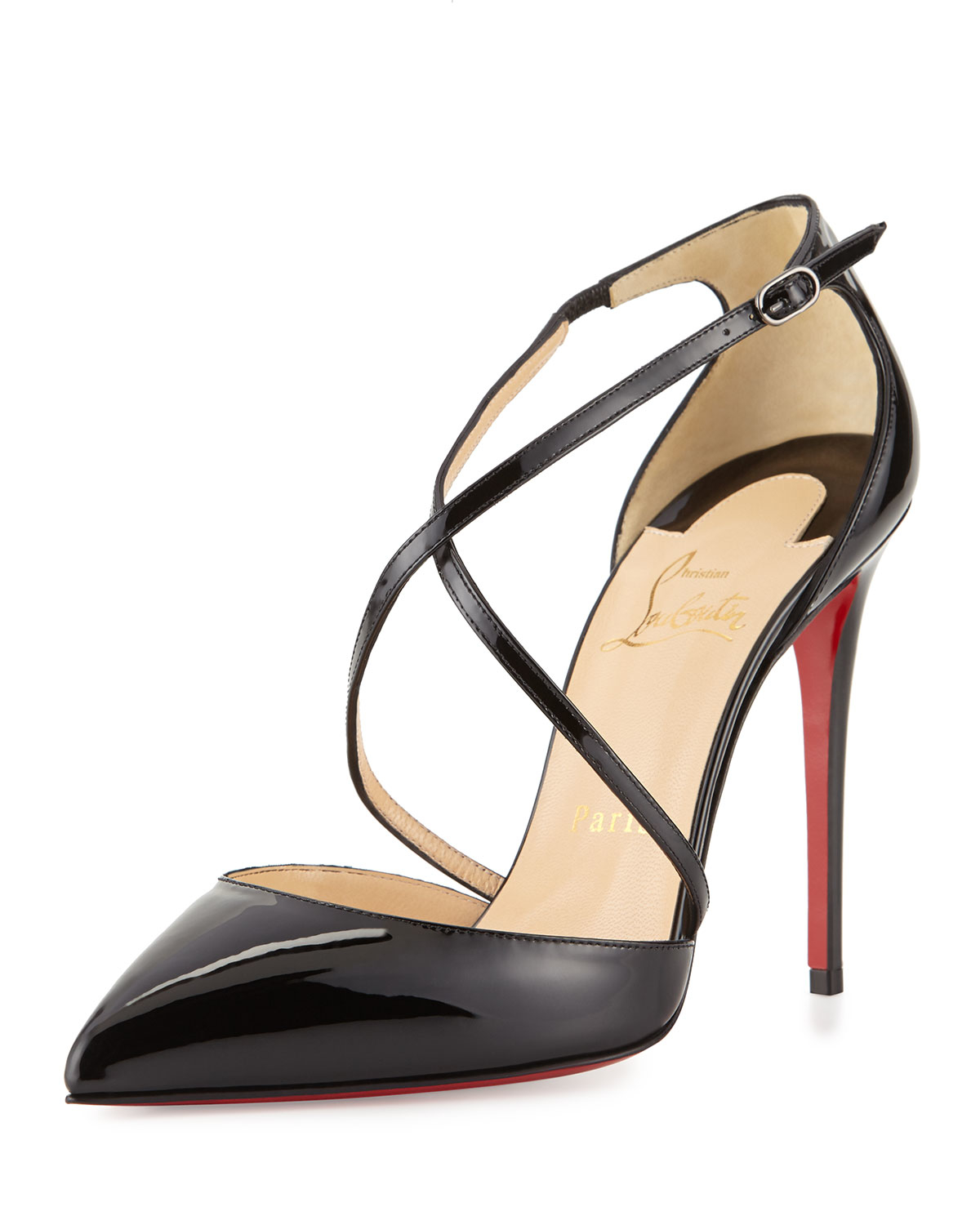 christian louboutin pigalle follies 55mm patent red sole pump ...