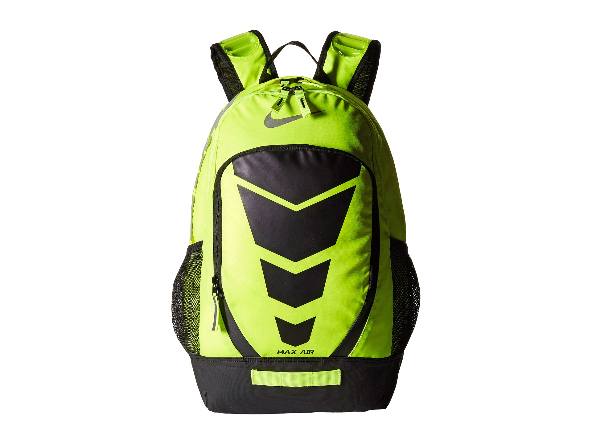 nike vapor max air backpack green and yellow