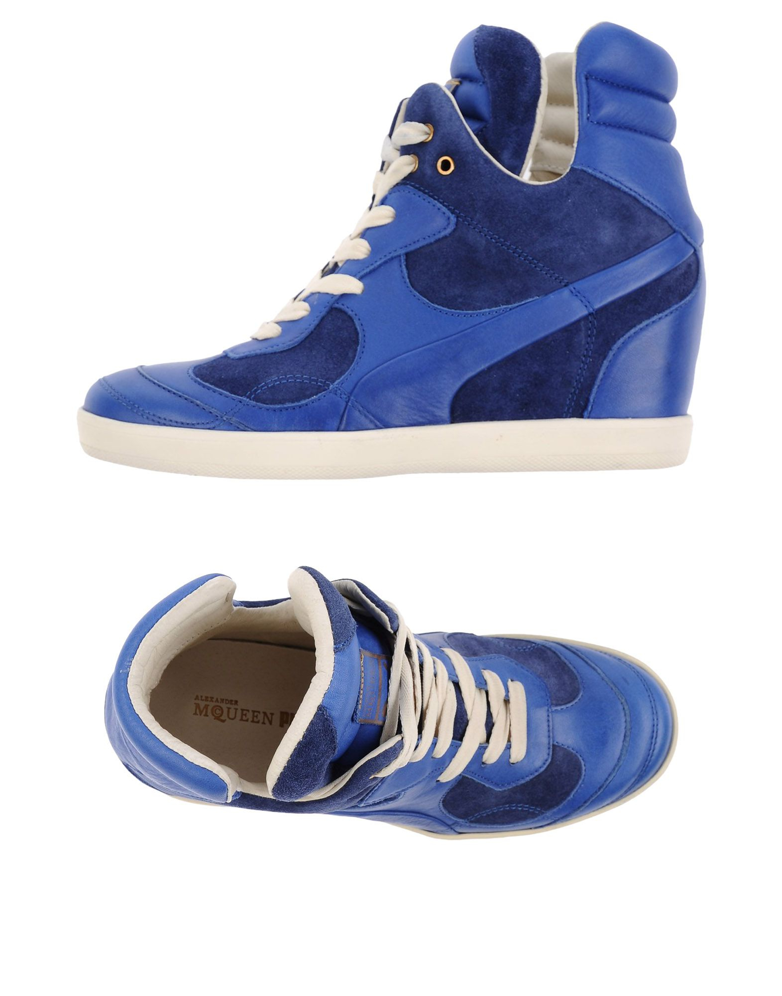 Lyst Alexander Mcqueen X Puma Hightops & Trainers in Blue