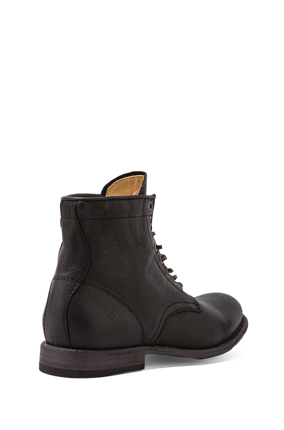 frye tyler lace up black