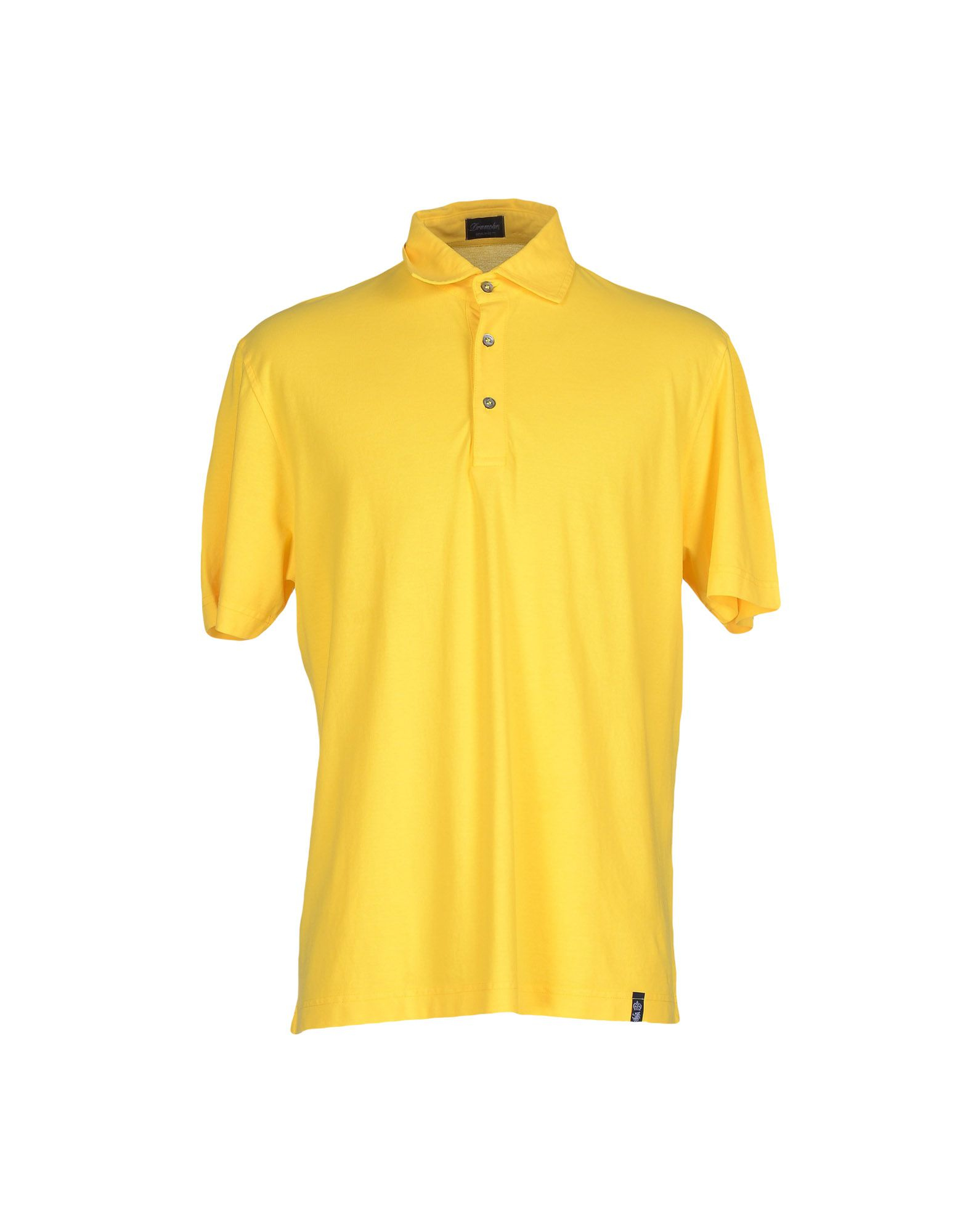Drumohr Polo Shirt in Yellow for Men | Lyst