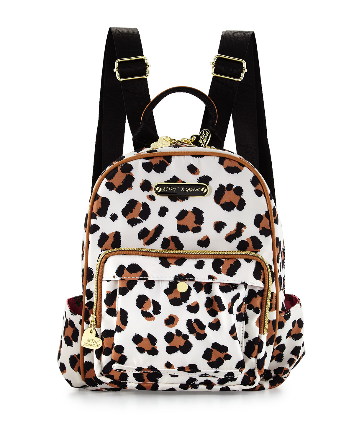 Lyst - Betsey Johnson Tgif Leopard-print Medium Backpack in Black