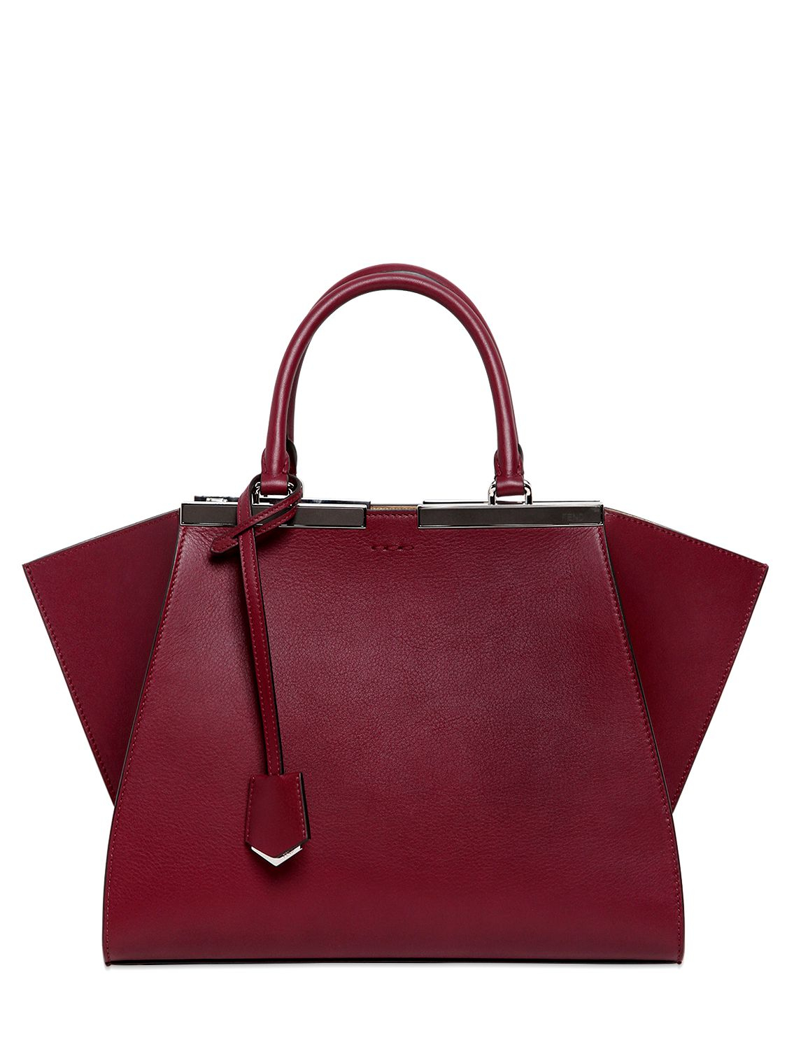 Lyst Fendi Mini 3jours Leather Top Handle Bag in Brown