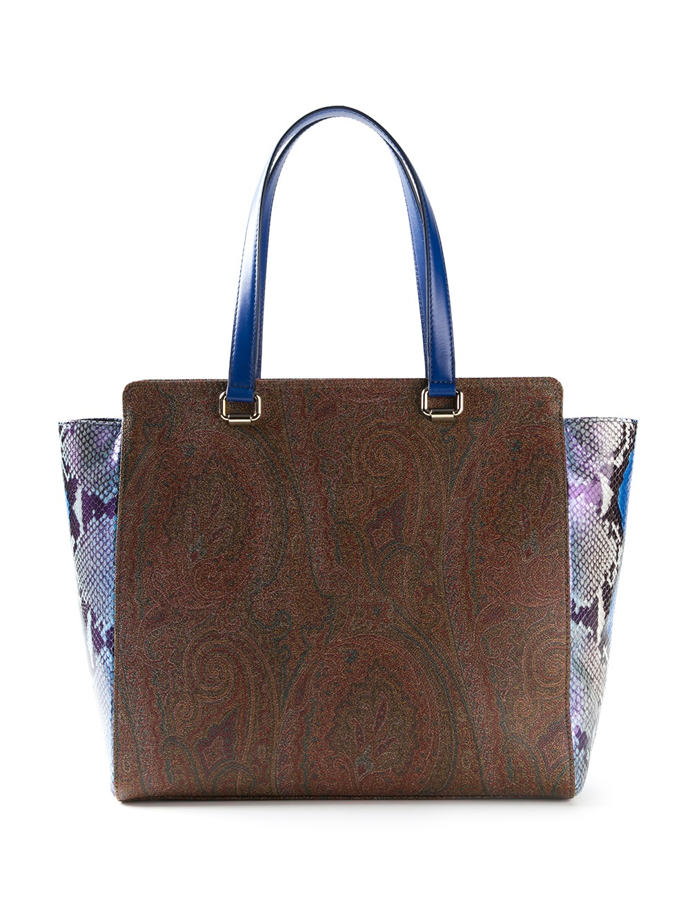 Lyst - Etro Paisley Print Tote in Brown