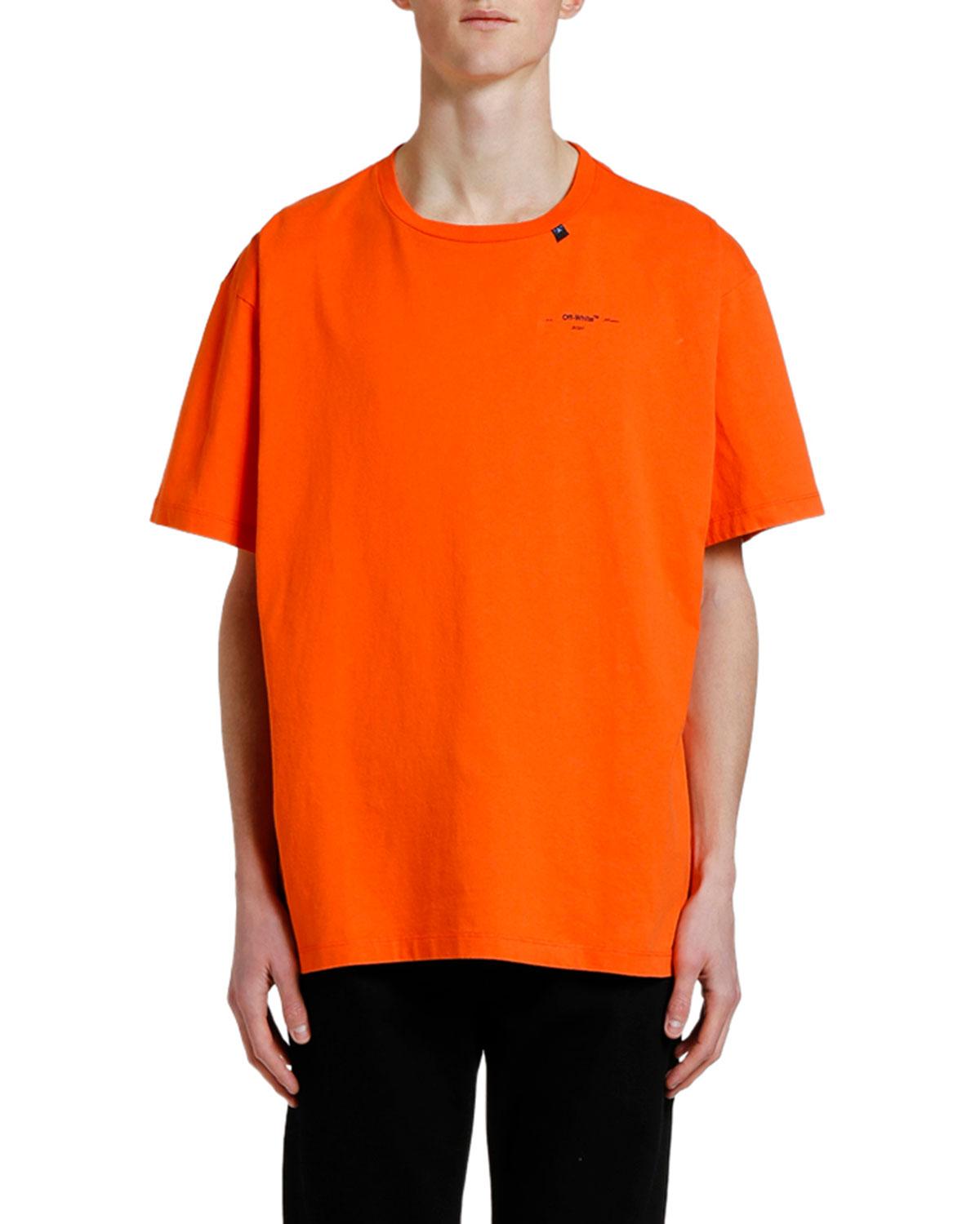 Off-White c/o Virgil Abloh Cotton Men's Abstract Arrows Oversized ...