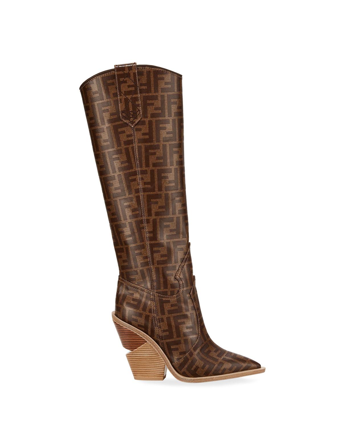 fendi long boots