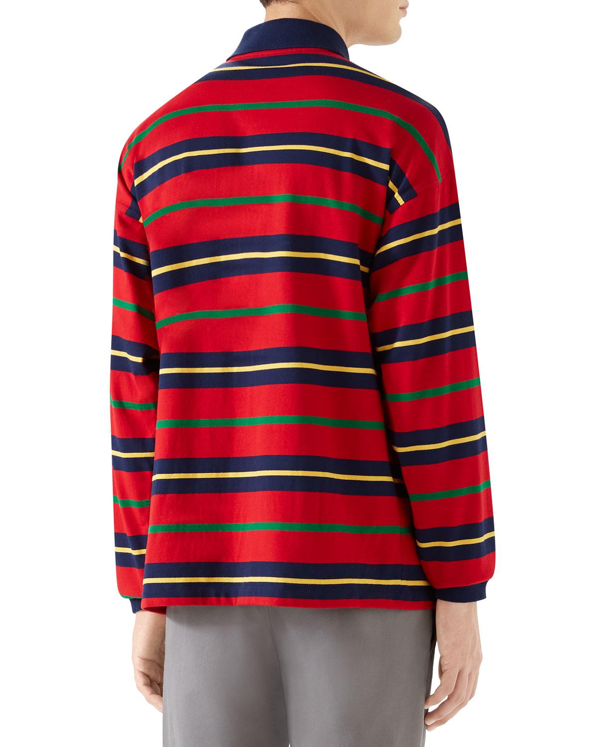 gucci men's long sleeve shirts