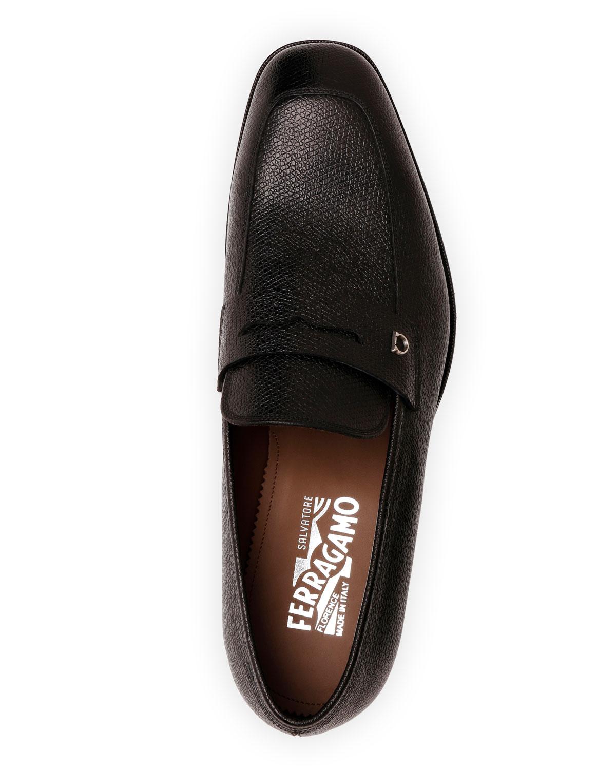 black ferragamo shoes