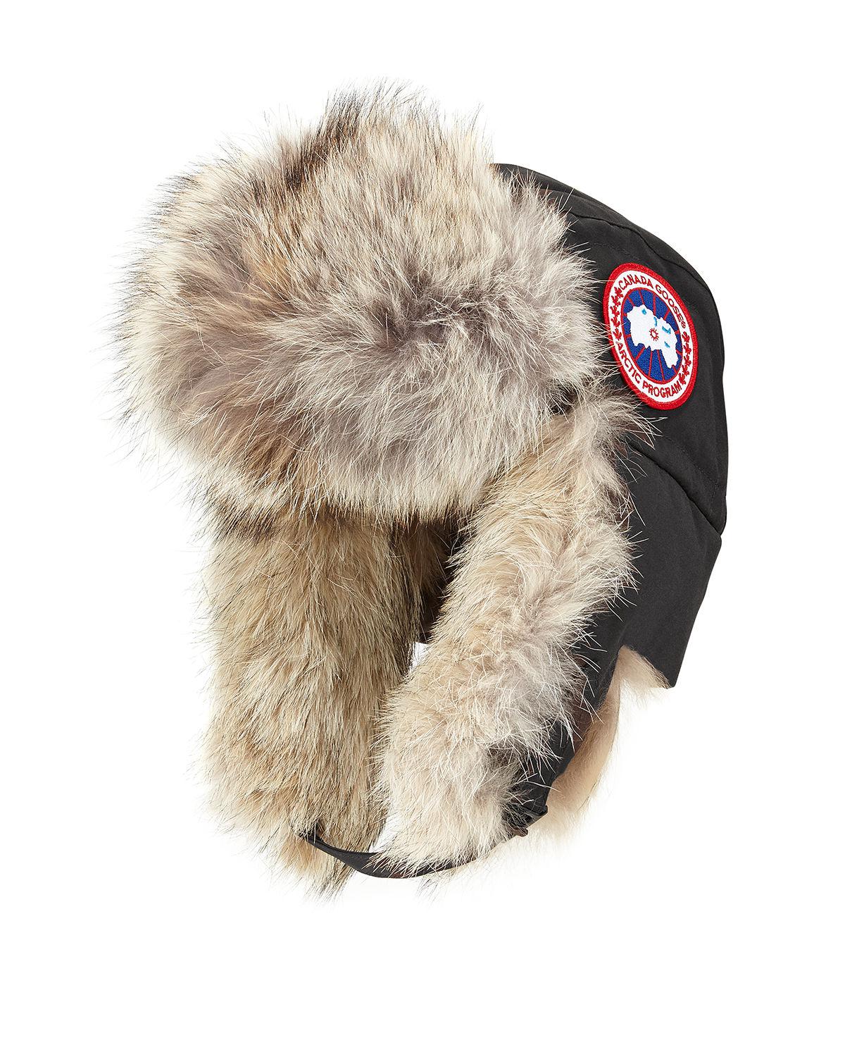 fur aviator hat canada