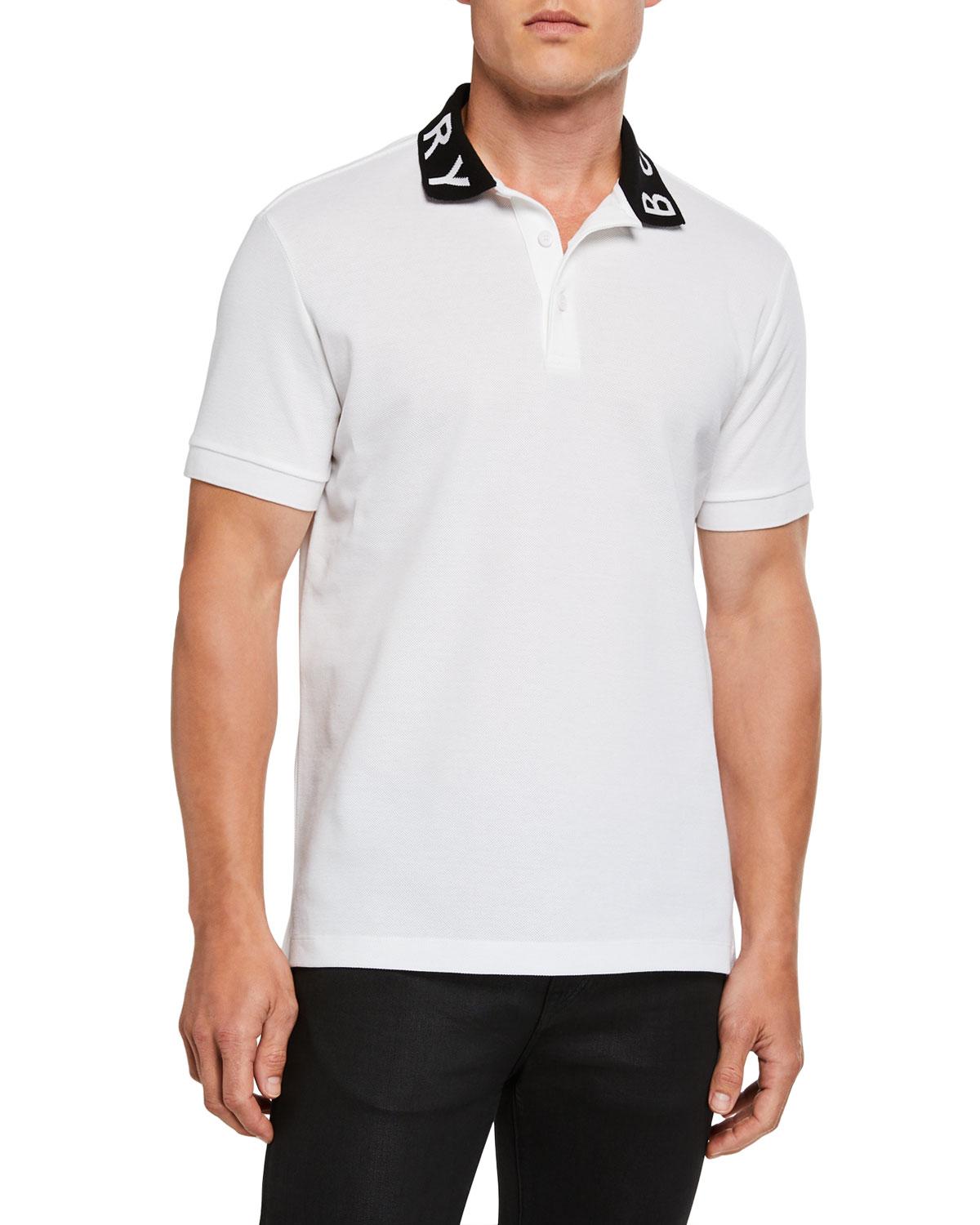 designer mens white polo shirts uk