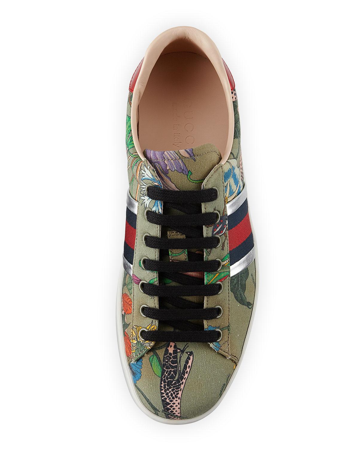 gucci snake sneakers mens