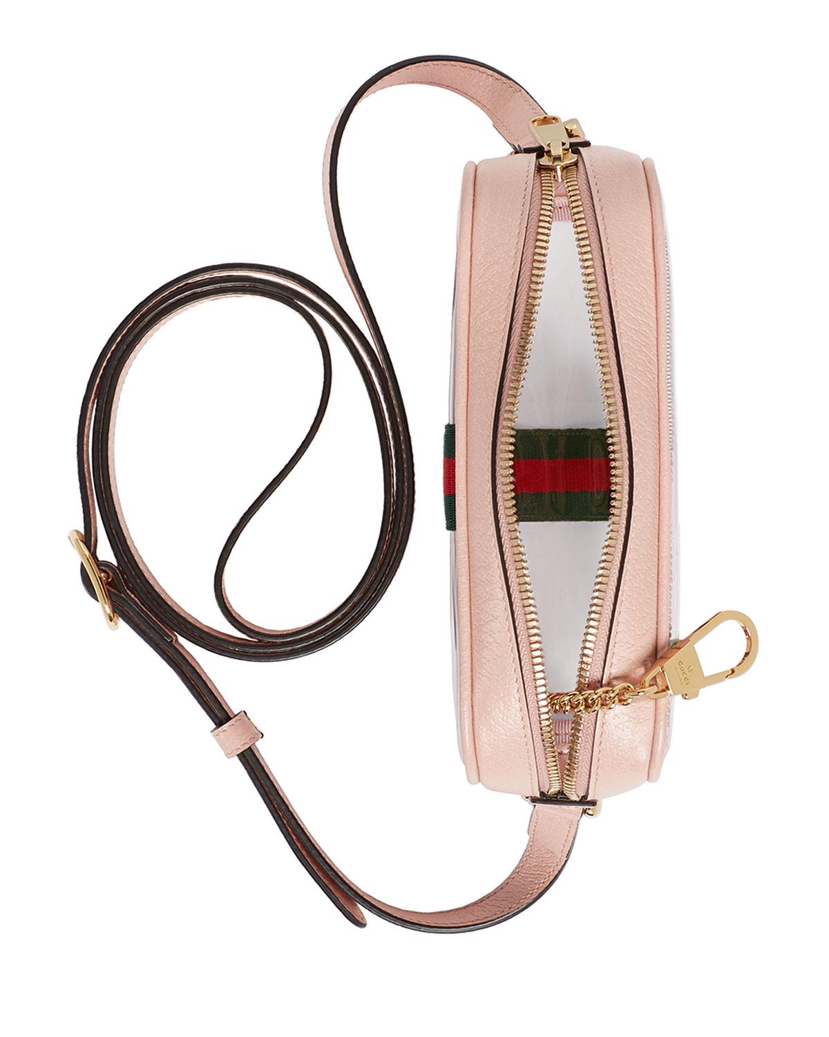 Gucci Ophidia Mini See-through Pvc Camera Crossbody Bag - Lyst