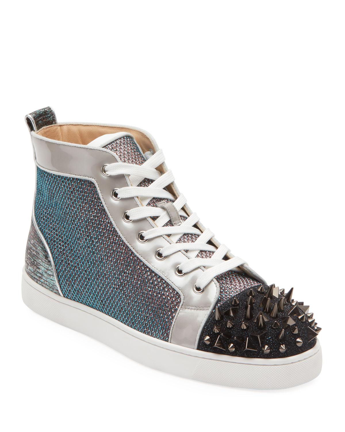 Christian Louboutin Men�s Lou Pik Pik Oralto Spiked High