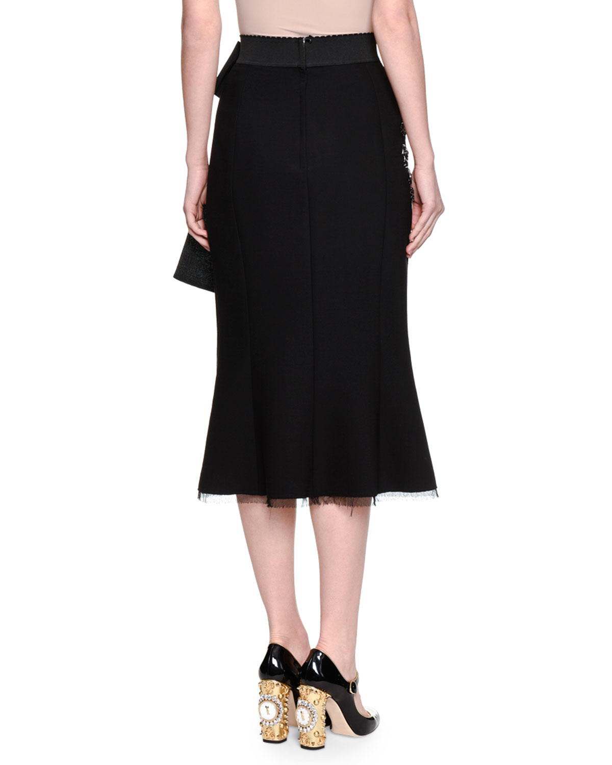lyst dolce gabbana tiered tulle maxi skirt in black lyst dolce gabbana tiered tulle maxi skirt in black