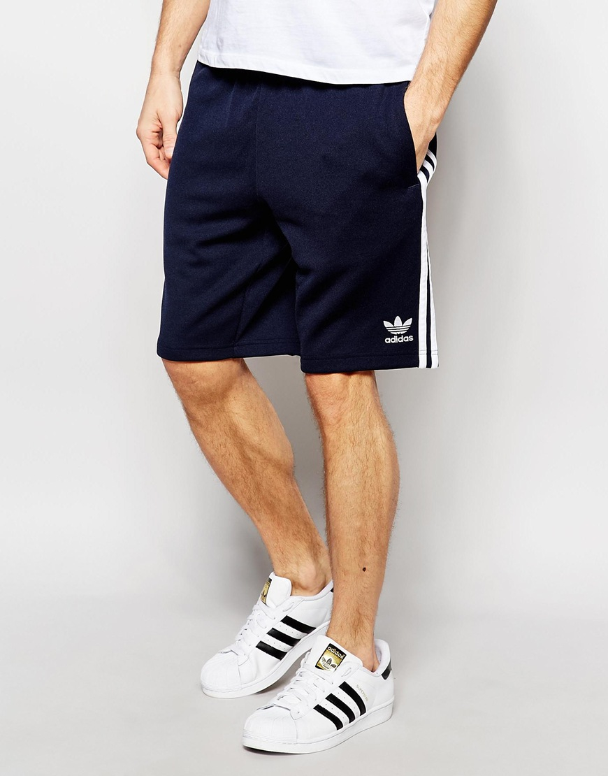 Lyst - adidas Originals Superstar Shorts Aj6942 - Blue in Black for Men