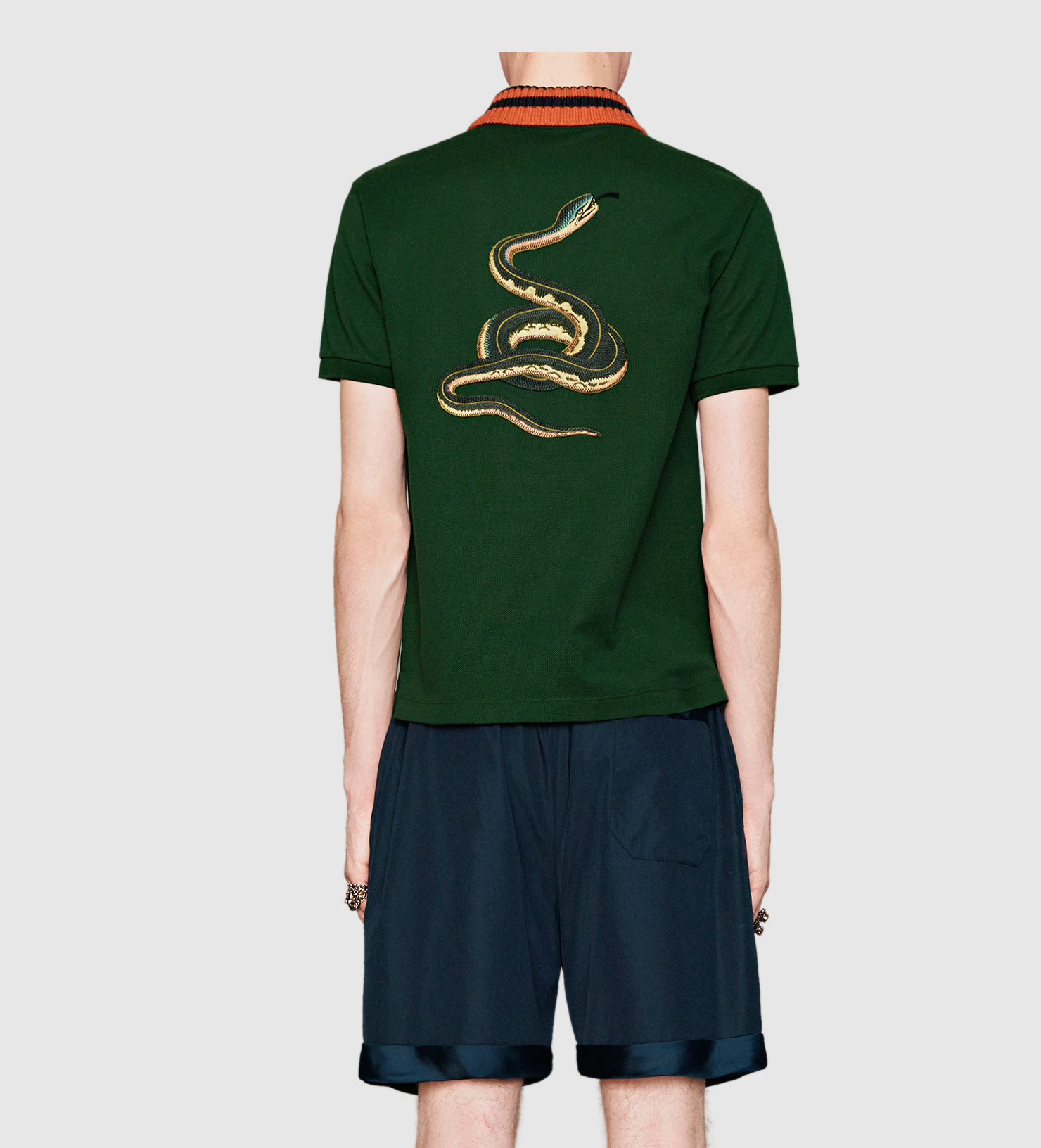gucci polo snake shirt
