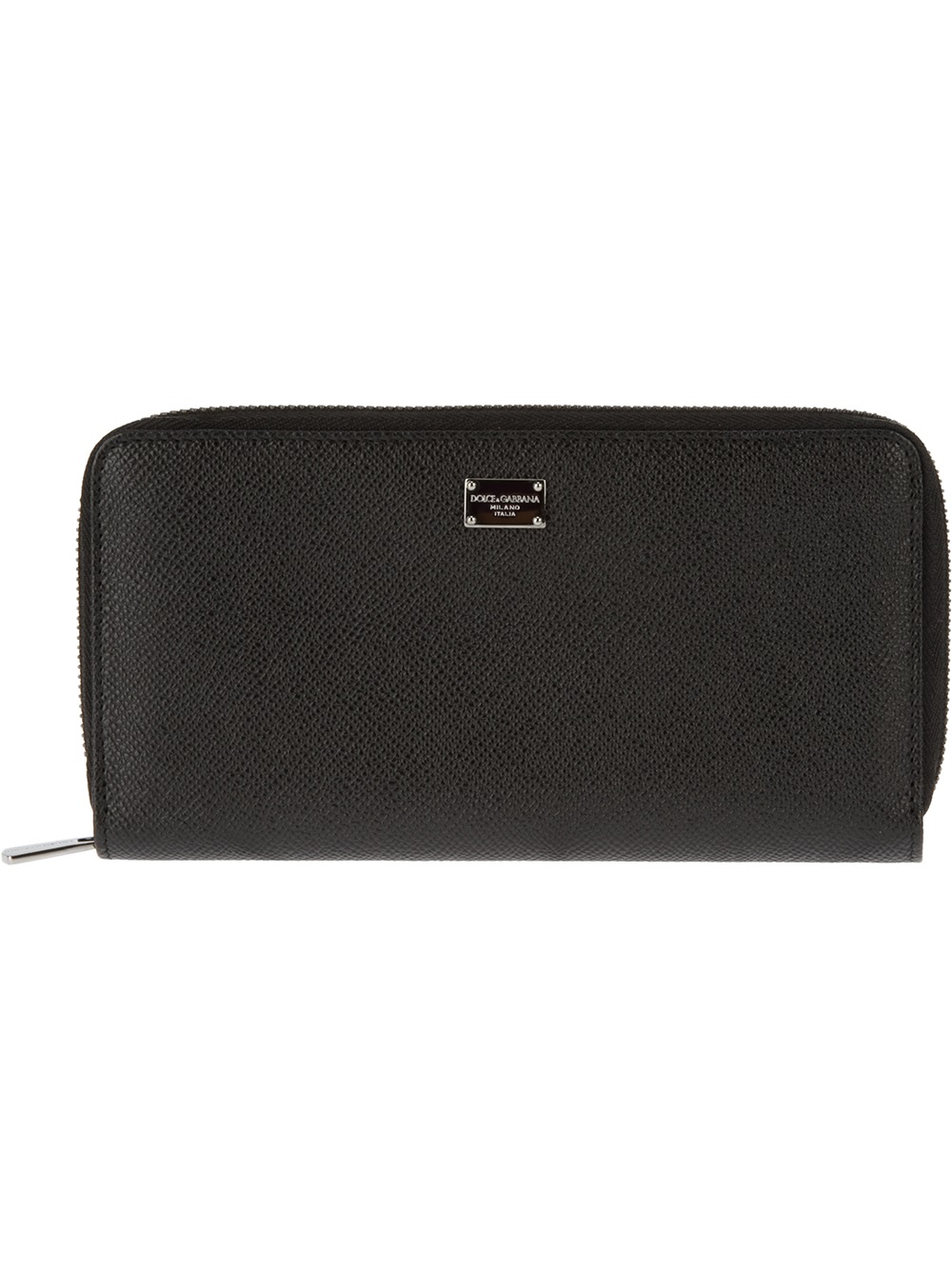 Dolce & Gabbana Zip Around Wallet in Black for Men | Lyst