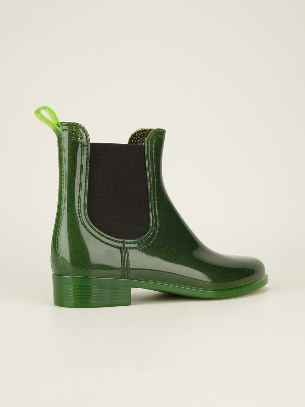 Jeffrey campbell Chelsea Rain Boots in Green | Lyst