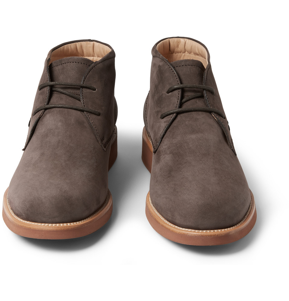 tod's suede boots mens