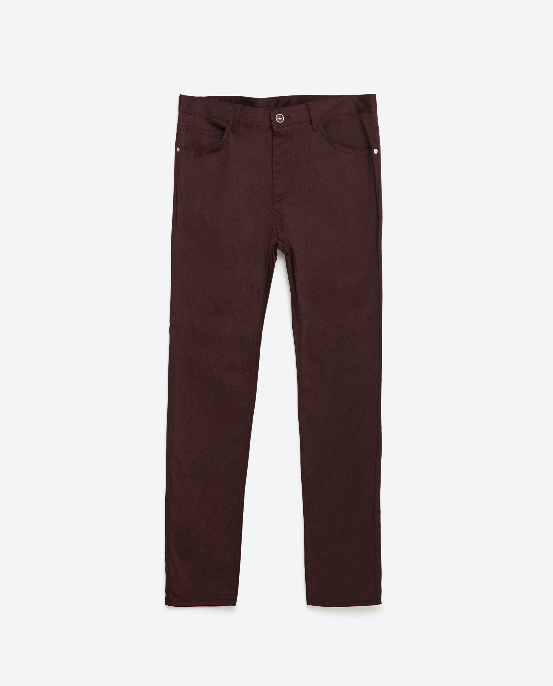 Zara Skinny Trousers in Brown for Men | Lyst