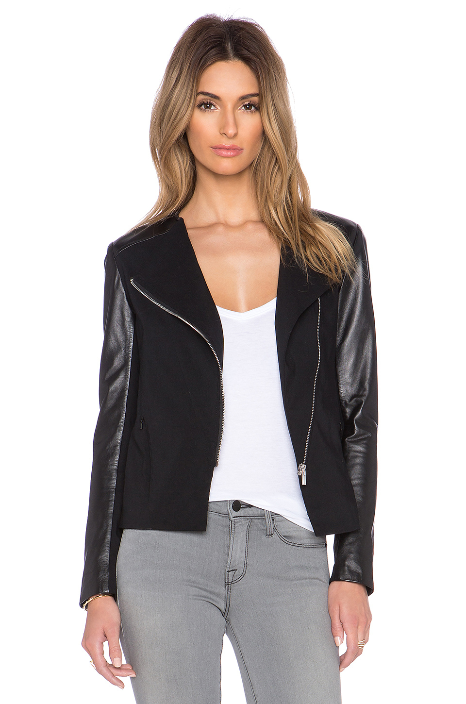 Lamarque Maude Leather Jacket In Black Lyst Gallery